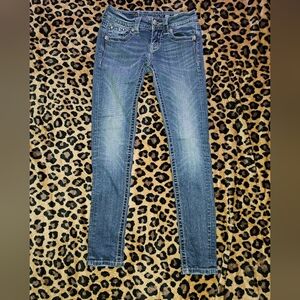 Miss me size 25 ankle skinny jeans
